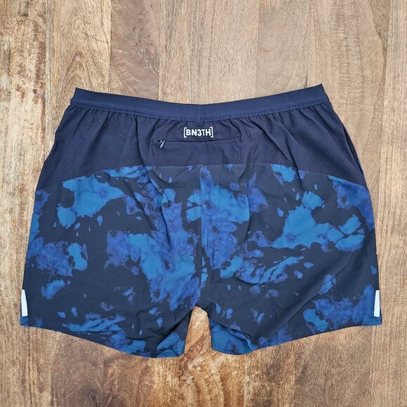 BN3TH Shorts Mens XXL Blue Camo 6" Inseam Liner Drawstring Running Gym Training - Picture 6 of 6